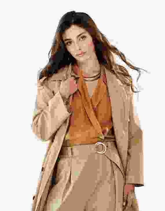 Breasted Long Blazer